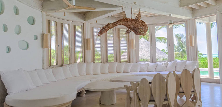beachfront villa  maldives